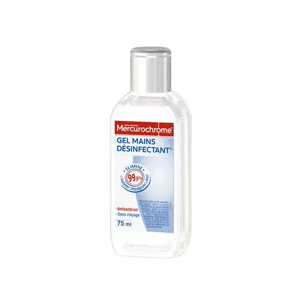 Gel antisséptico para mãos com mercurocromo 75ml