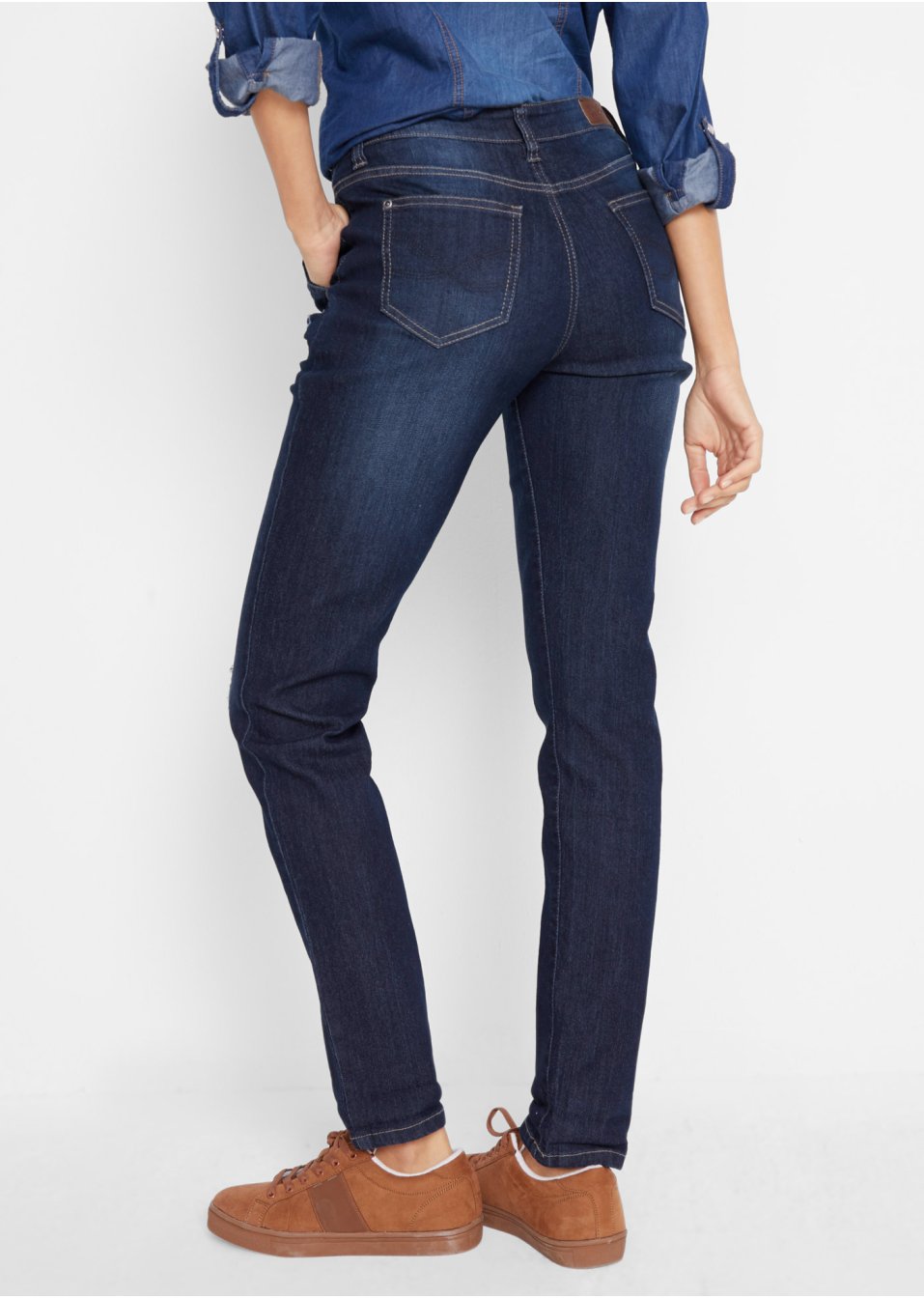 Jean extensible confort-stretch, Boyfriend