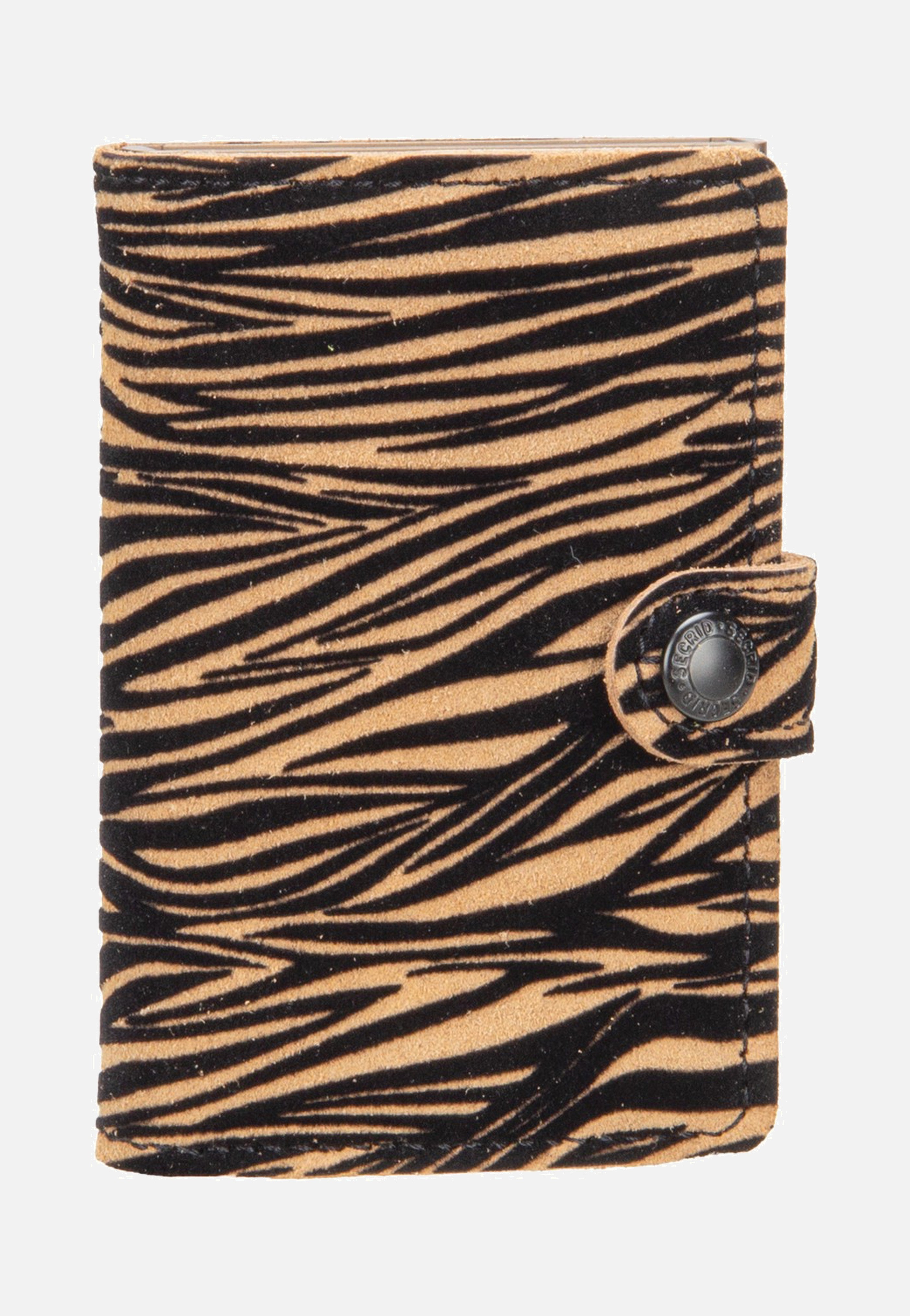 Miniwallet Zebra Beige - Portemonnaie