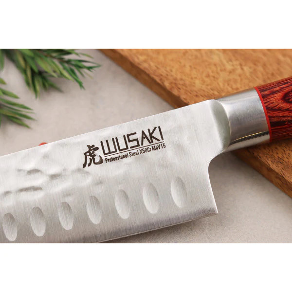 Santoku Pakka X50 Wusaki 17cm Wusaki