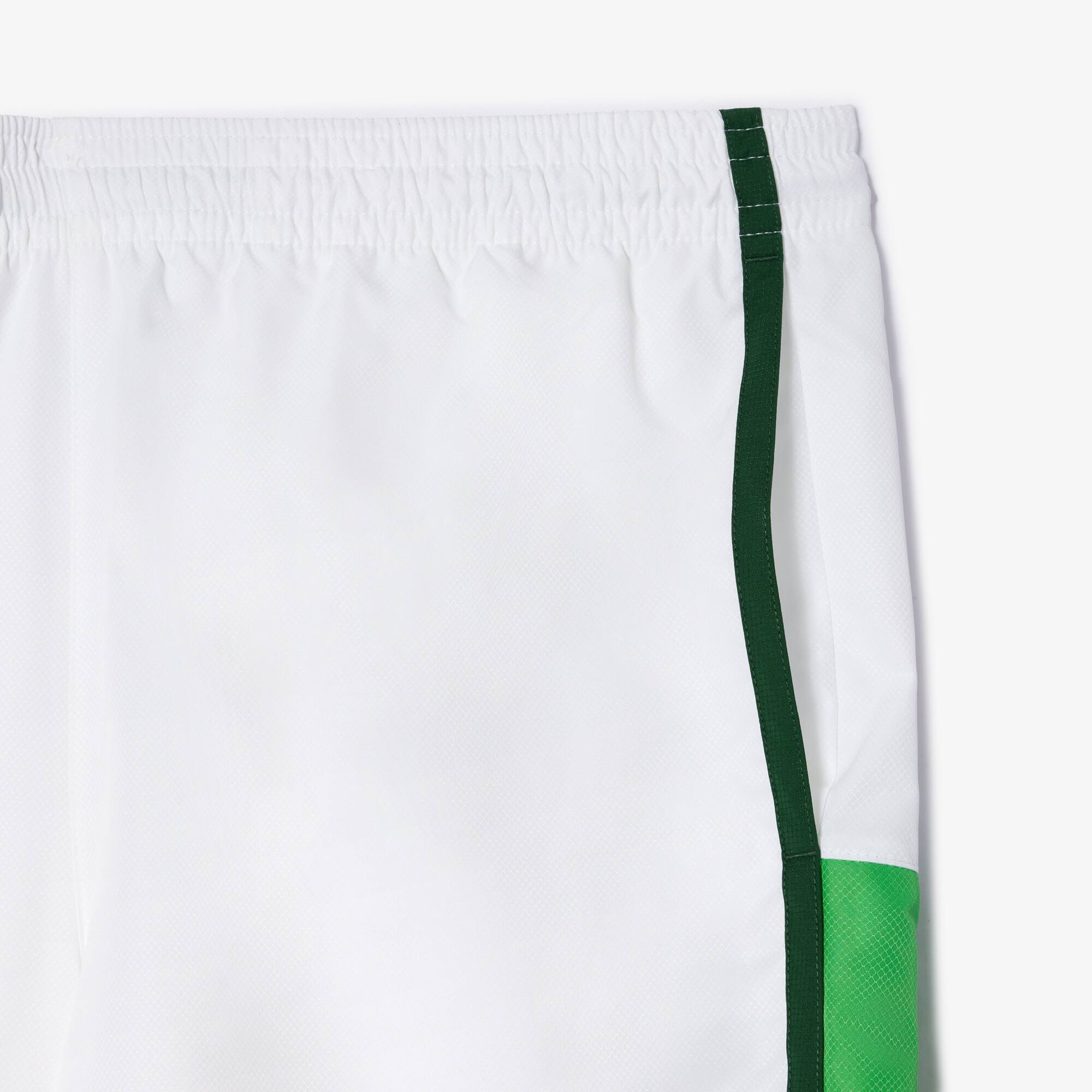 Herren LACOSTE SPORT Shorts mit Colorblock-Einsatz Bermudas - Weiss - Lacoste - Herren