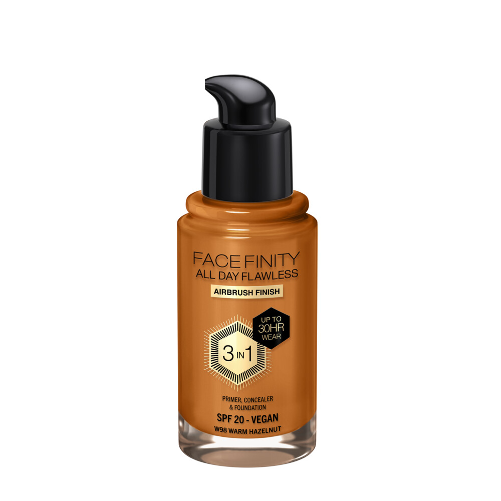 Max Factor Facefinity All Day Flawless Foundation W98 Warm Hazelnut34 ml