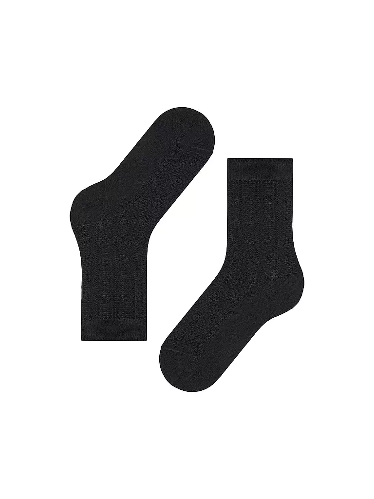 FALKE Socken NEEDLEPOINT black schwarz