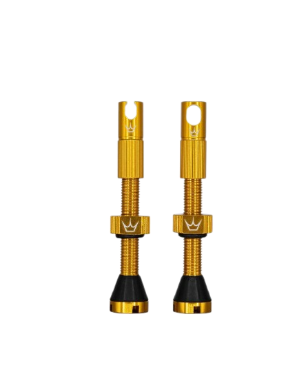 Peatys x ChrisKing Tubeless Ventiler 42mm Guld