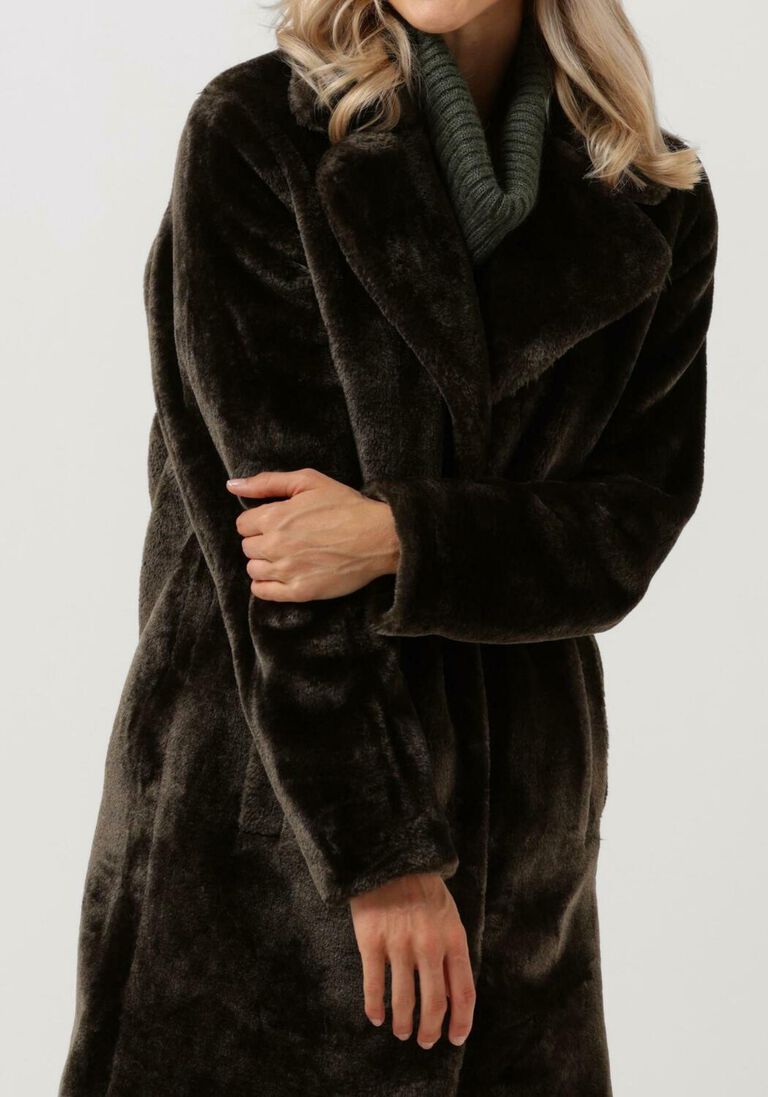 GIACOMO THE JACKET taupe giacomo the jacket faux fur jas 6313582