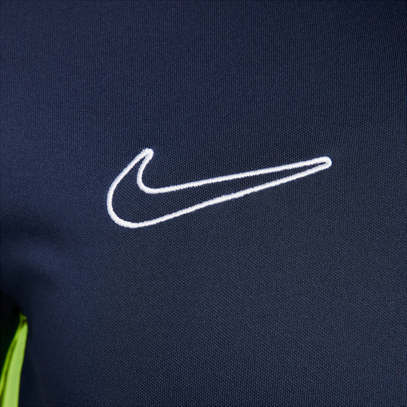 Nike Dri-FIT Academy 23 Polo Donkerblauw Geel Wit