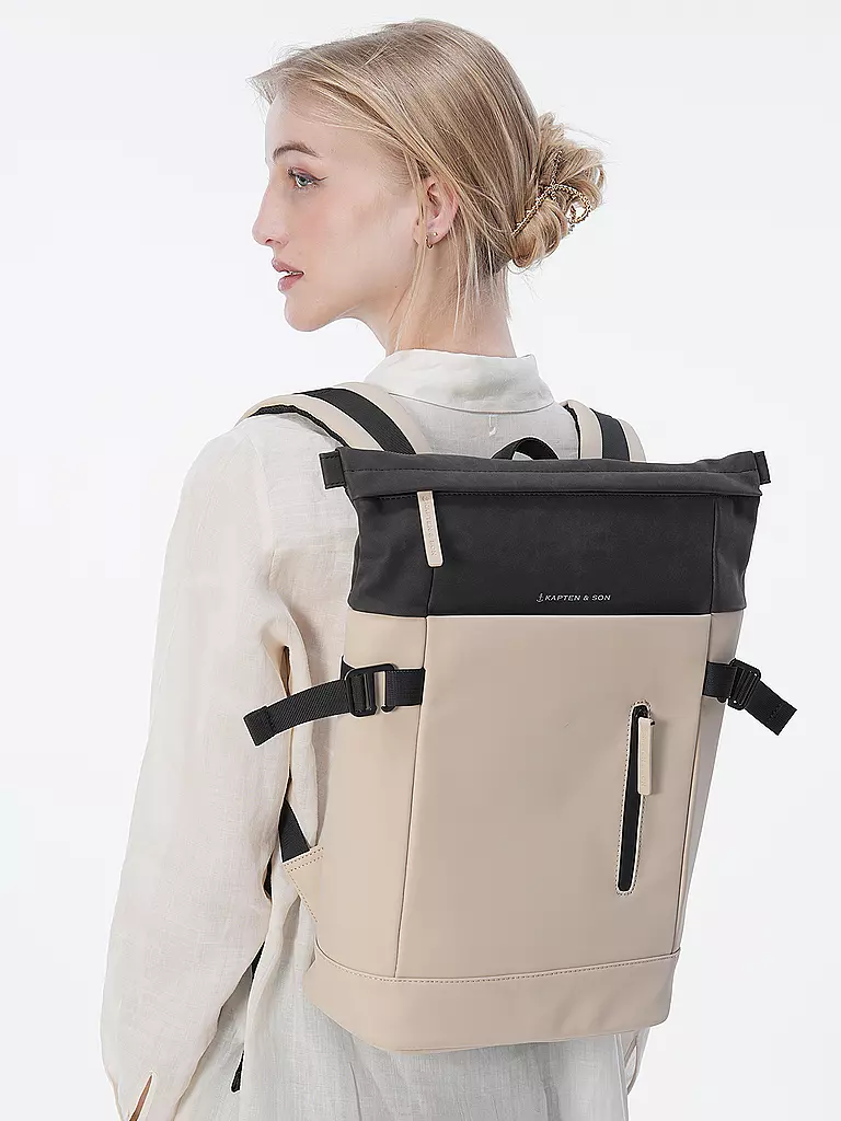 KAPTEN & SON Rucksack AARHUS schwarz