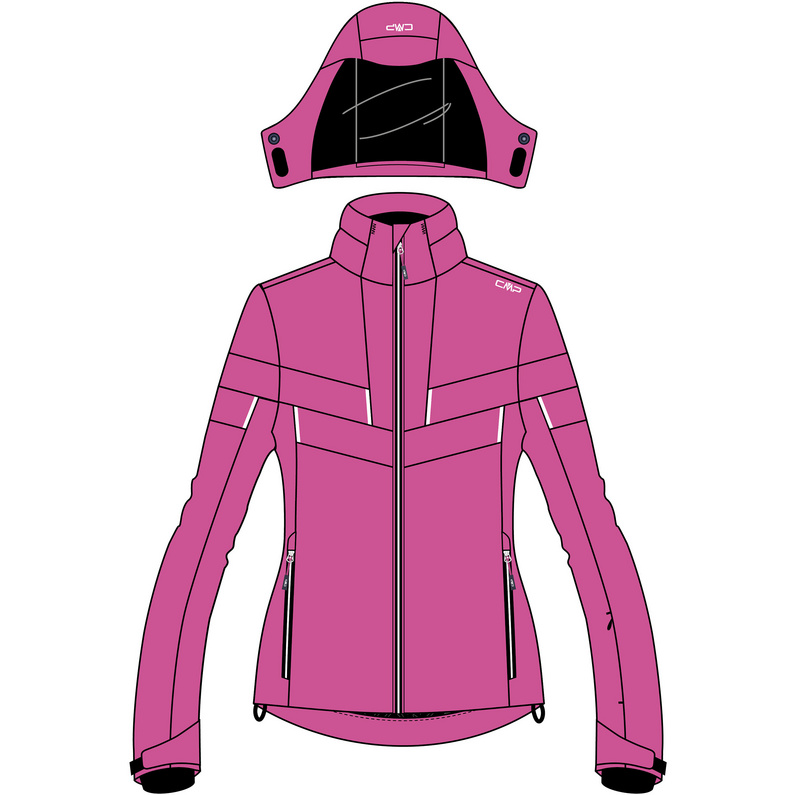 CMP Damen Zip Hoodie Jacke