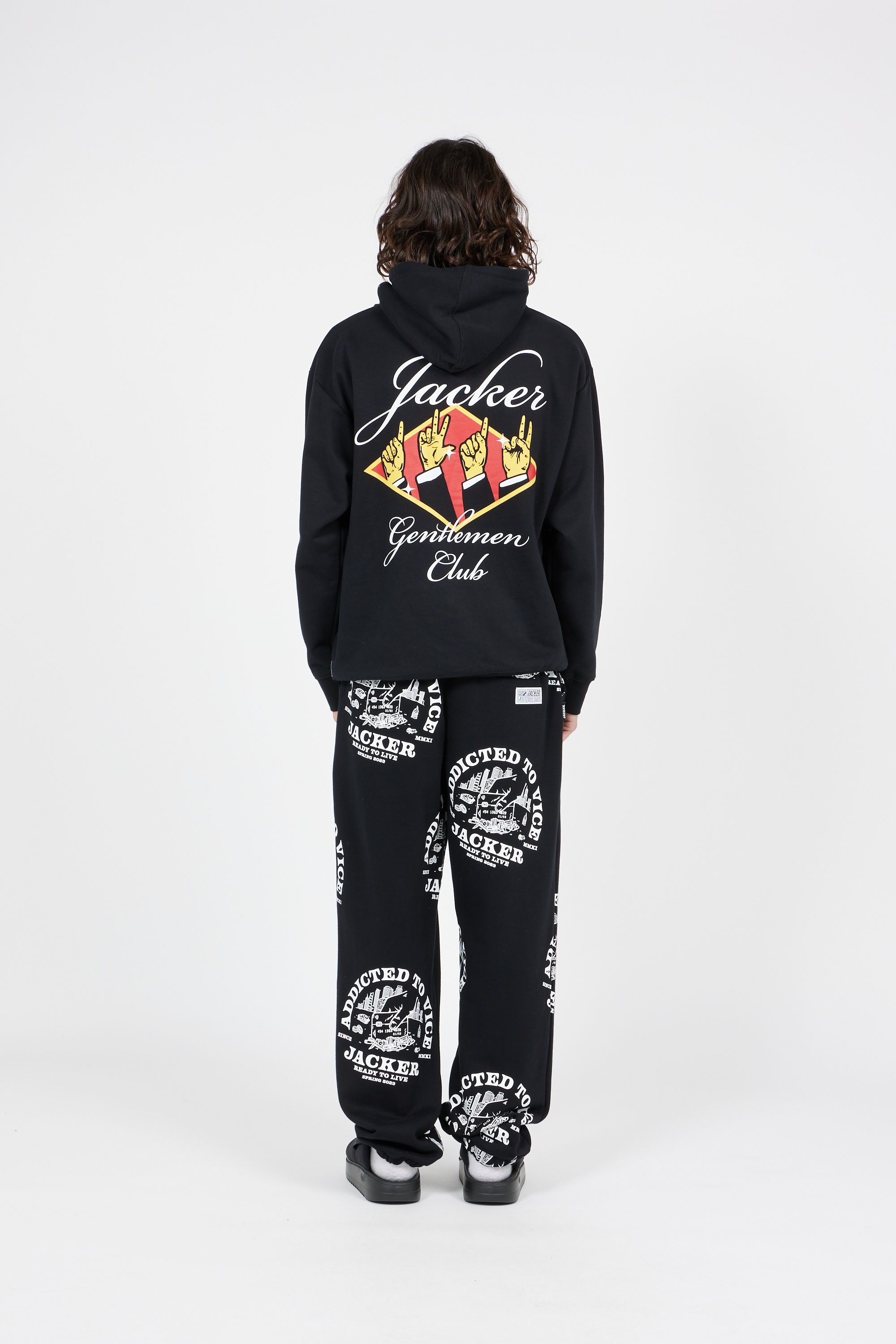 JACKER Hoodie Gentlemen Club Noir