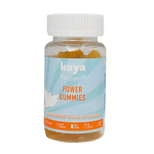 Kaya Power Gummies - Concentração Energética com CBD e Ervas - 30 unidades