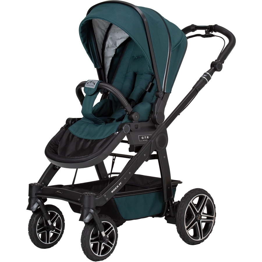 Hartan Kombikinderwagen ROCK IT GTR mit Handbremse Outdoor Leaf (801)