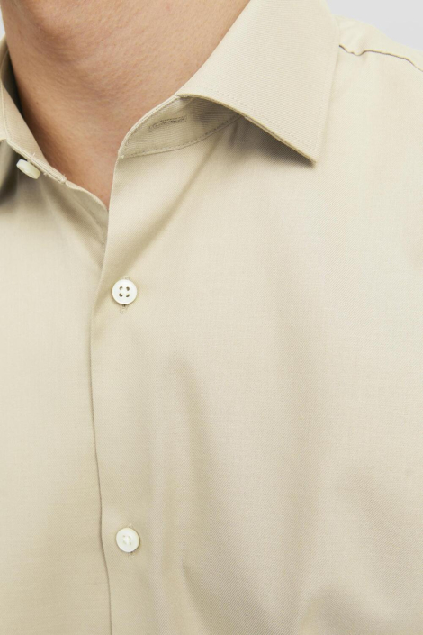 Jack & Jones beige heren overhemd