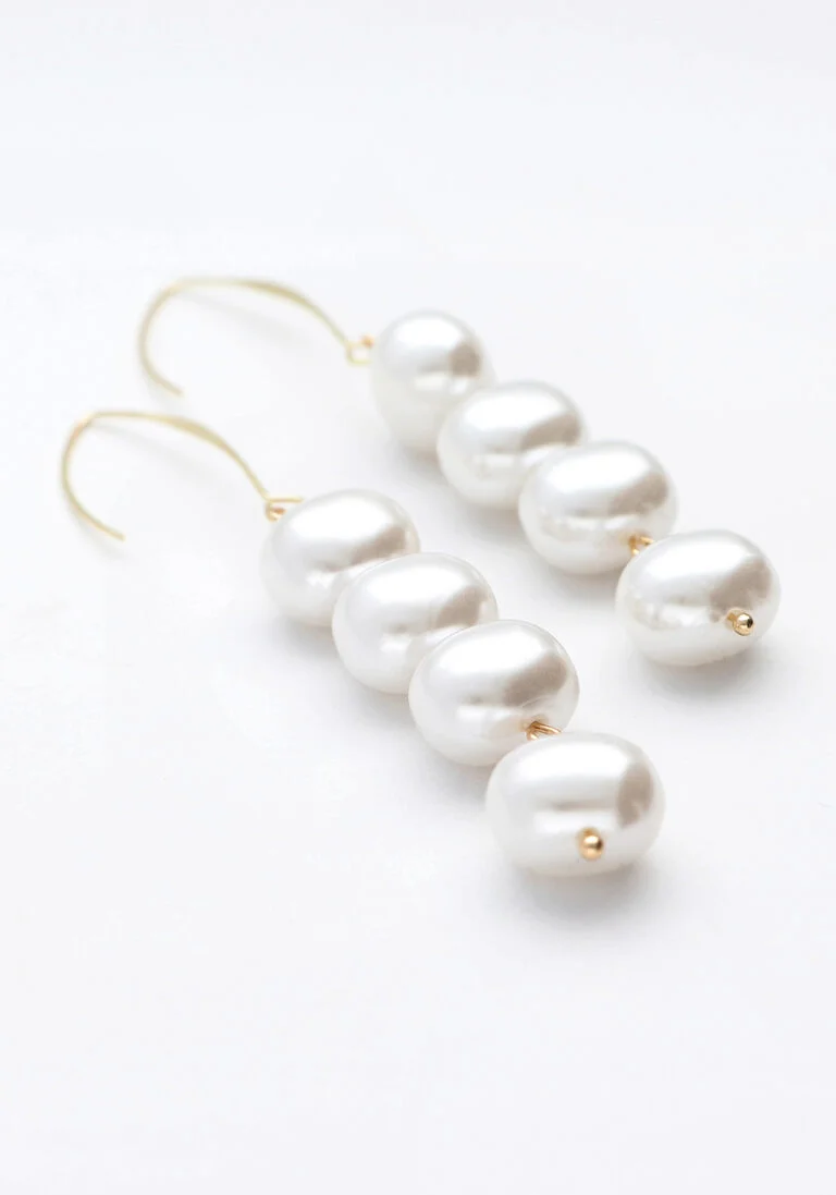 NOTRE-V gouden notre-v oorbellen earring pearls