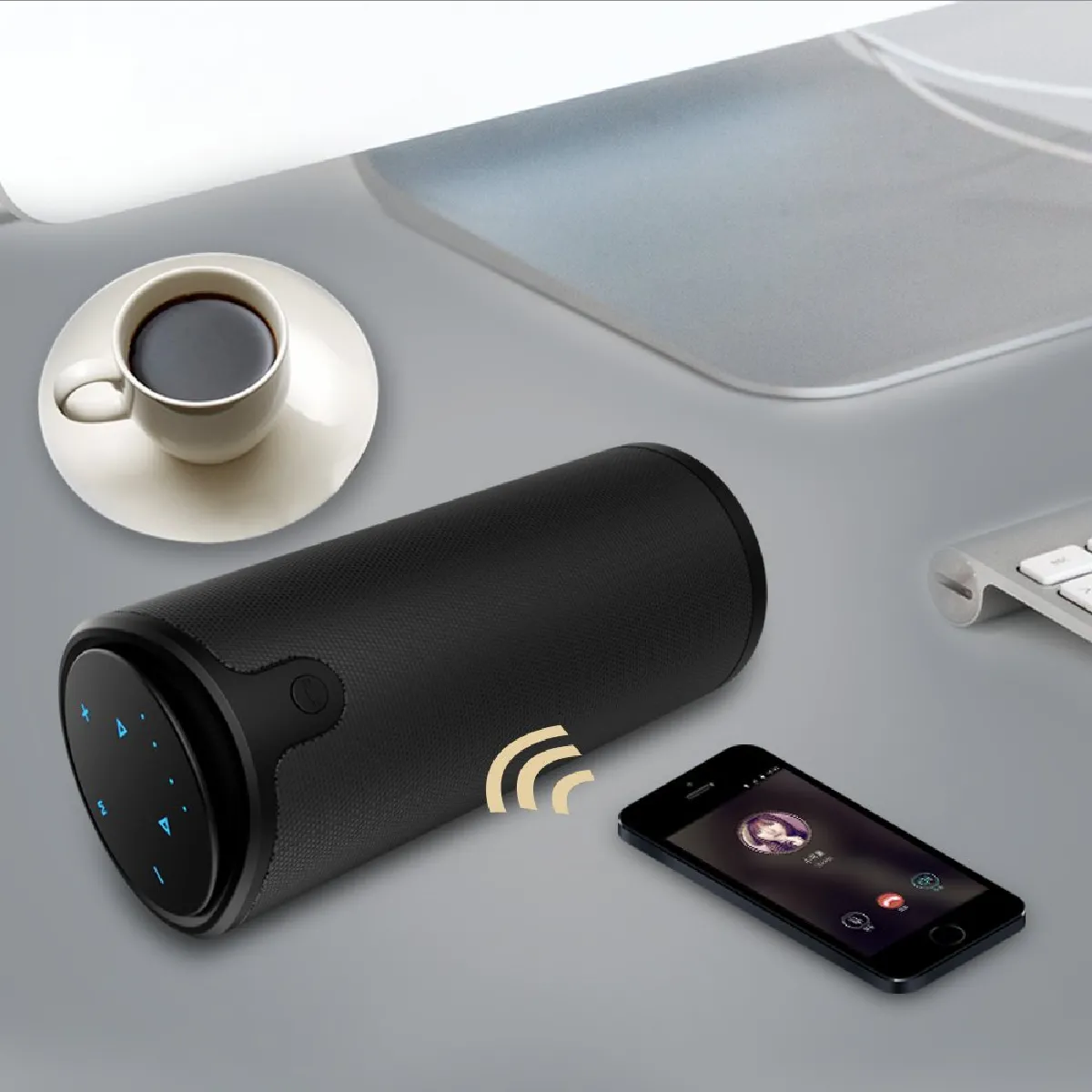 Universal Haut-parleur Bluetooth Colonne Portable - Noir