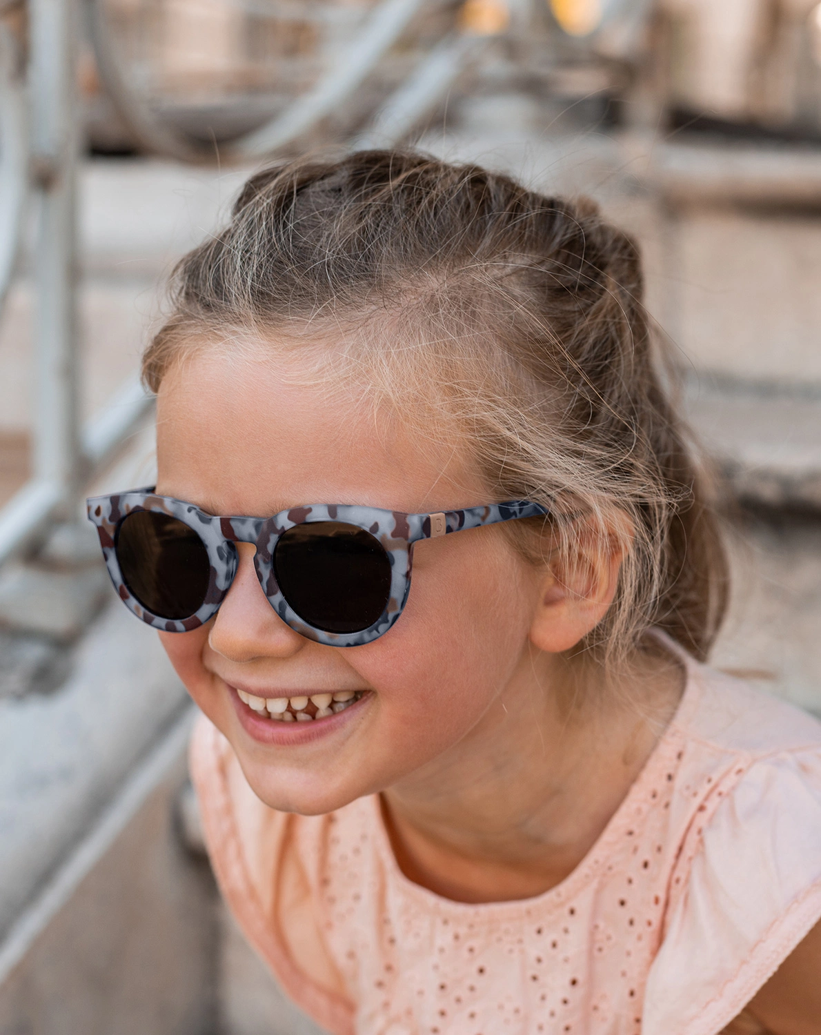 Sonnenbrille SUNSHINE in blue horn