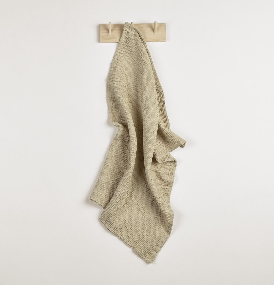 Kjøkkenhåndkle beige - 47x70 cm