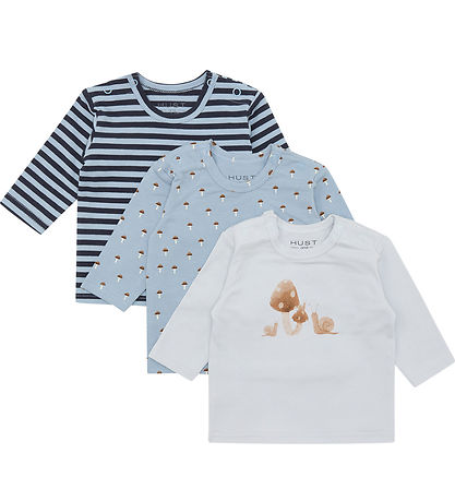 Hust and Claire Bluse - 3er-Pack - Amar - A Bit Blue
