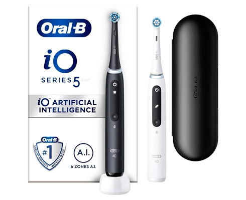 Oral-B iO5 Duo - Black UCB/ White SC