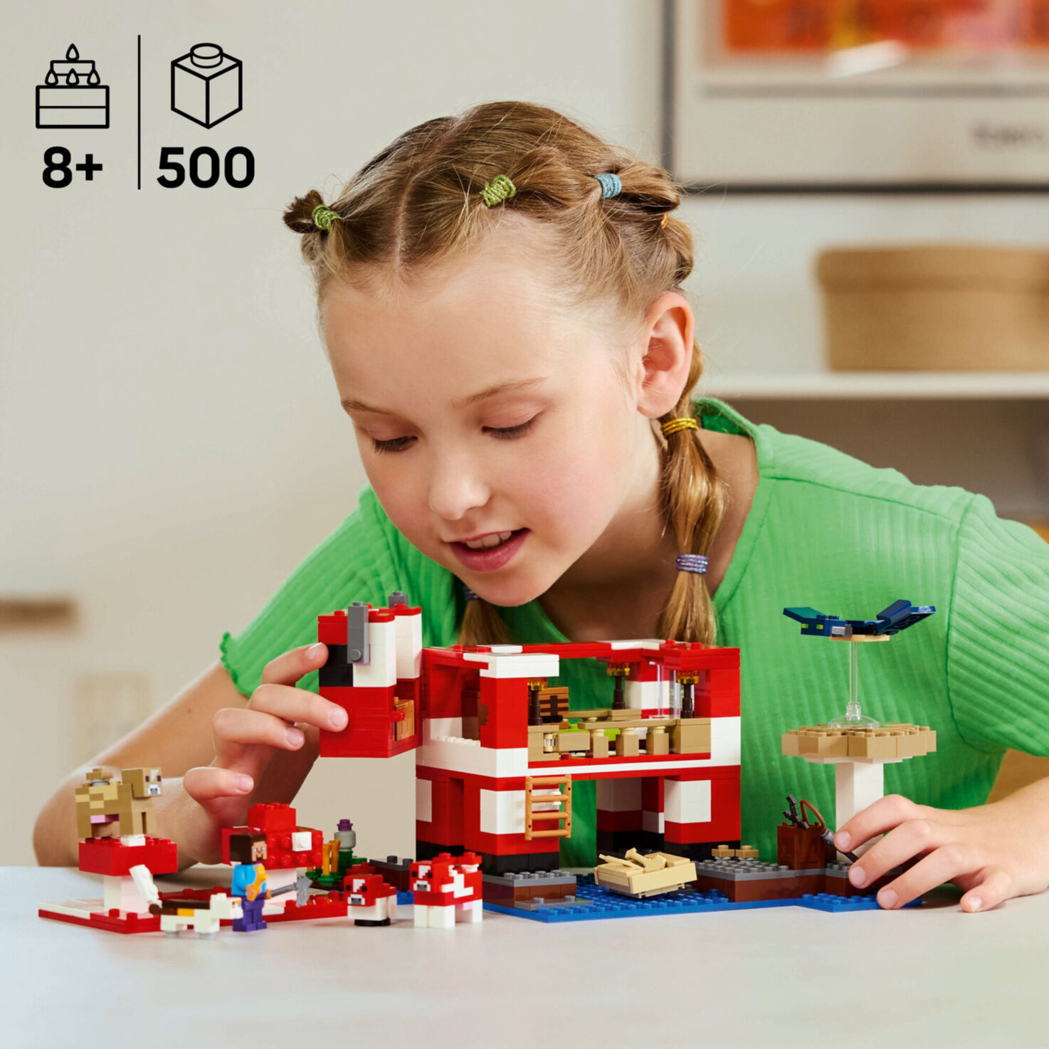 LEGO® Minecraft 21270 Das Pilzkuh-Haus ab 8 Jahren