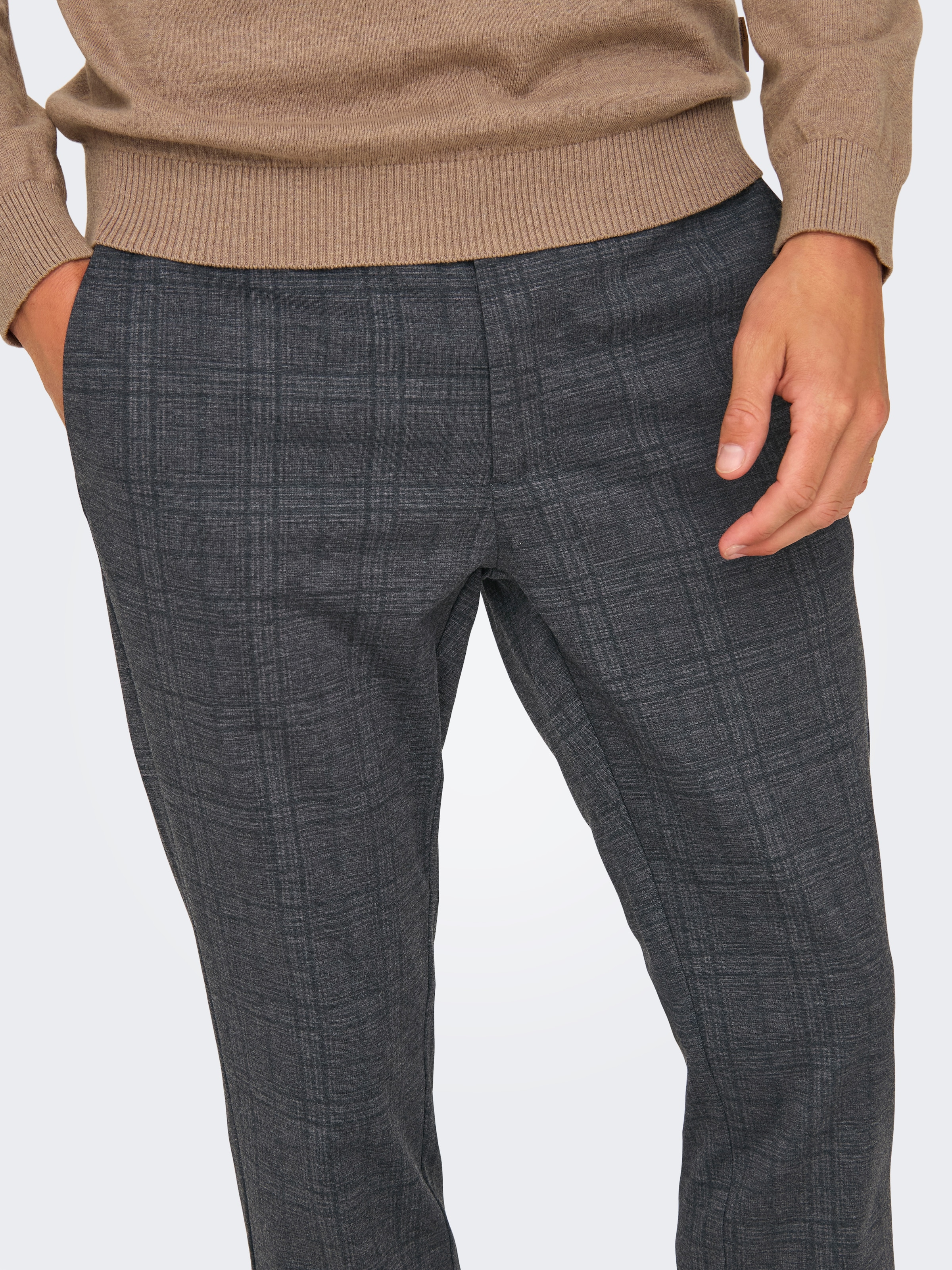 ONLY & SONS Chinoshorts »ONSMARK SLIM CHECK 020933 PANT«