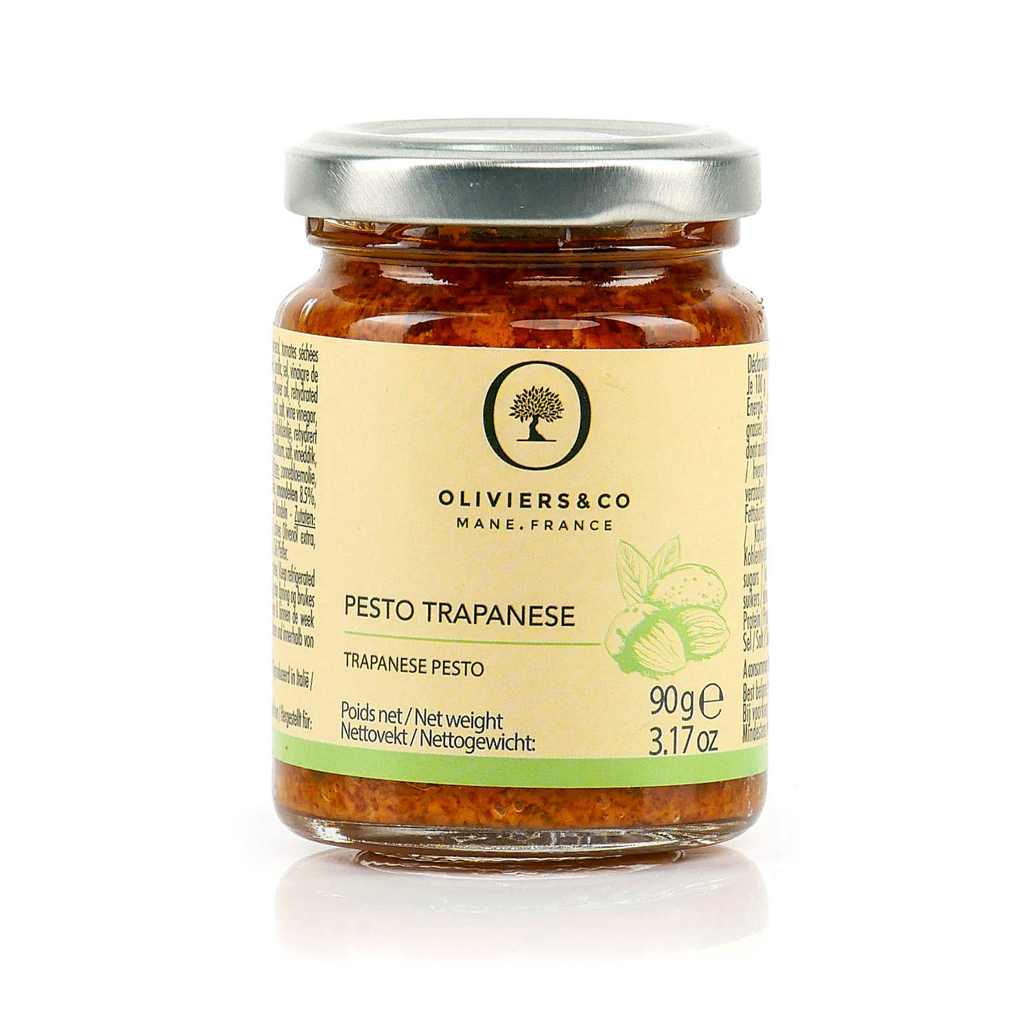 Pesto Trapanese au basilic et aux amandes - Oliviers & Co