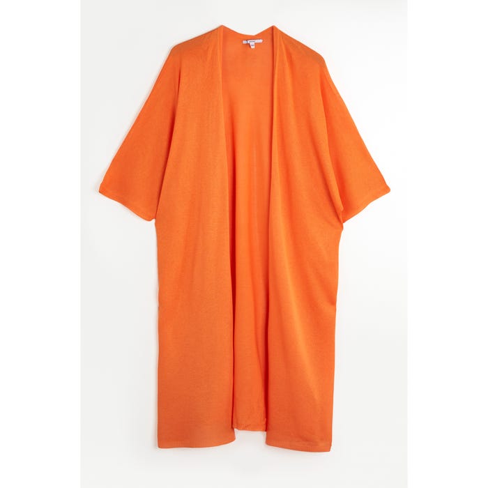 Veritas-Kimono effen knit
