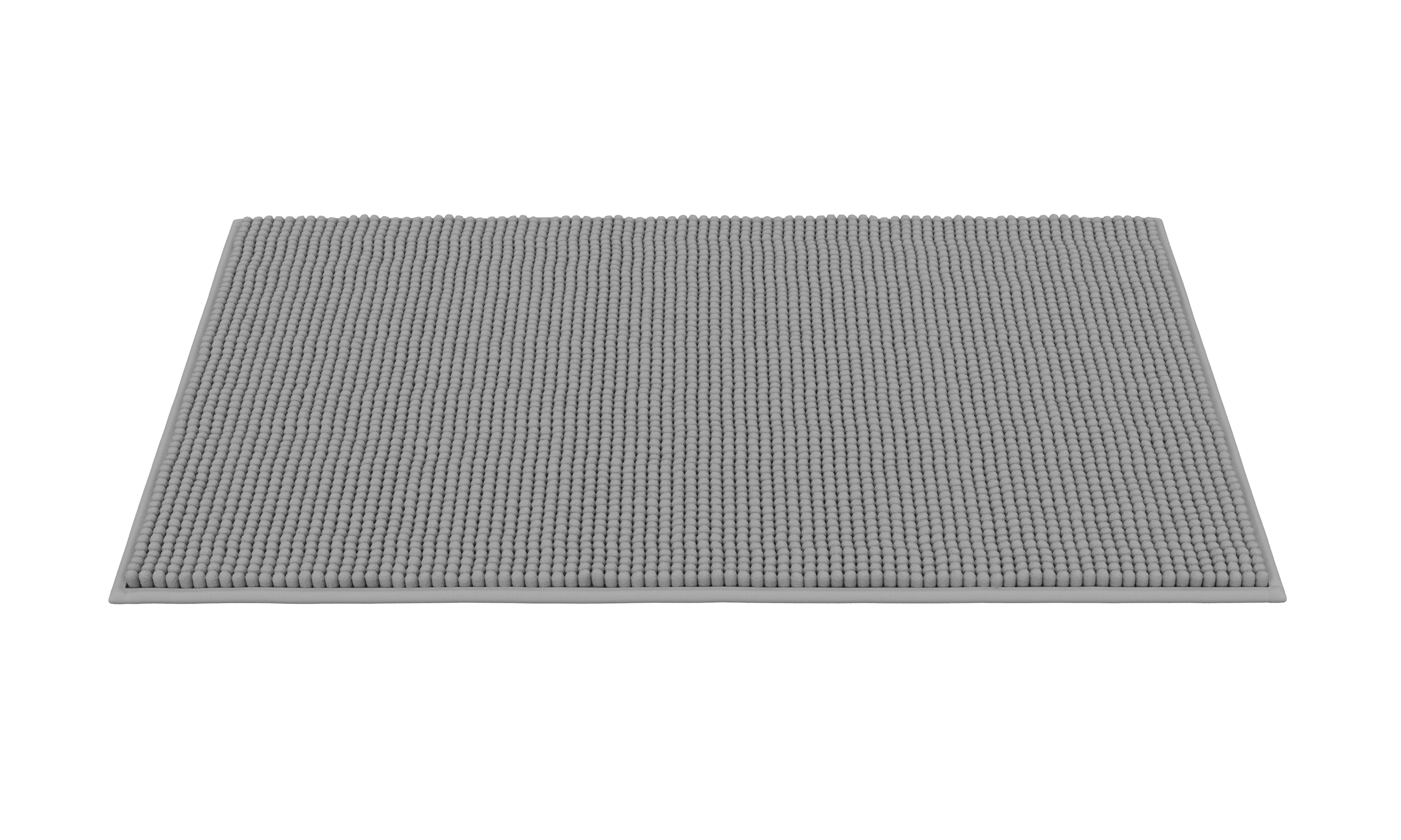 Badteppich 50 x 80 cm grau