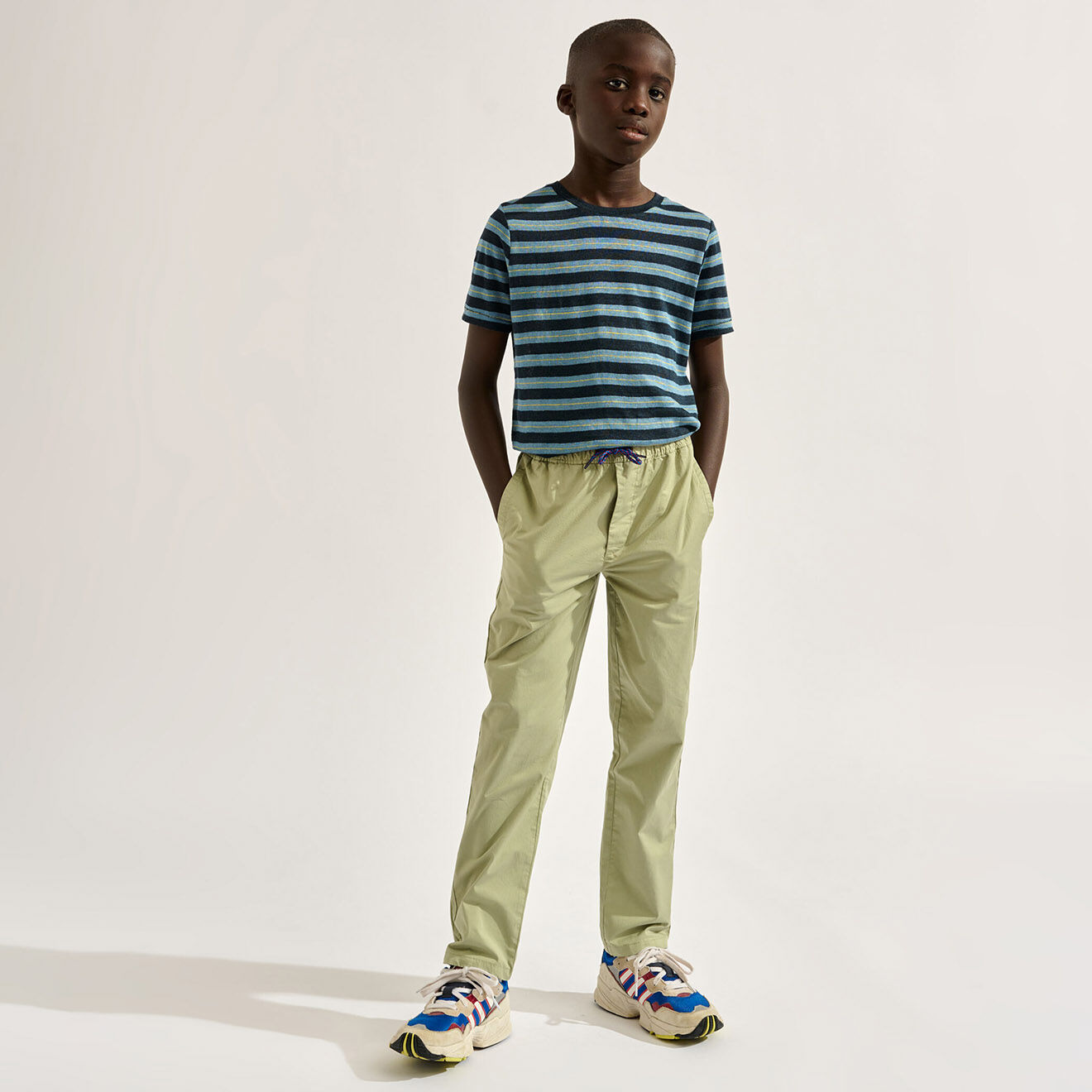 Bellerose Pantalon Pharel vert thym