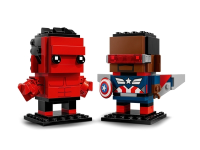 LEGO Captain America en Rode Hulk (40668)