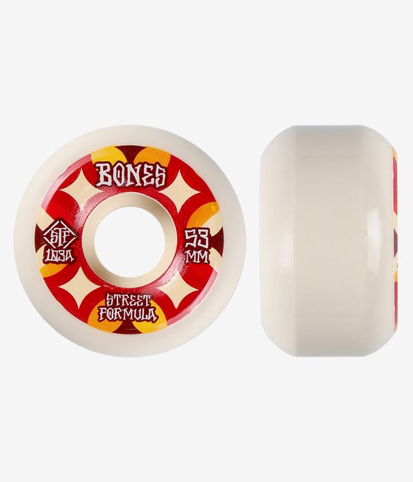 Bones STF Retros V5 Rollen (white red) 53mm 103A 4er Pack