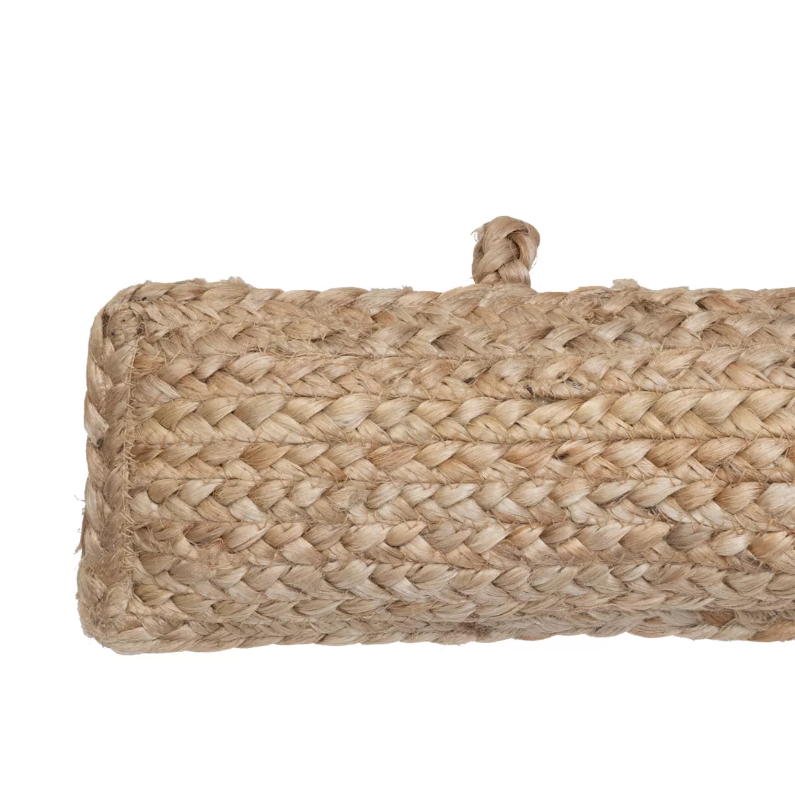 Coussin bas de porte jute (90 cm) Natura Beige