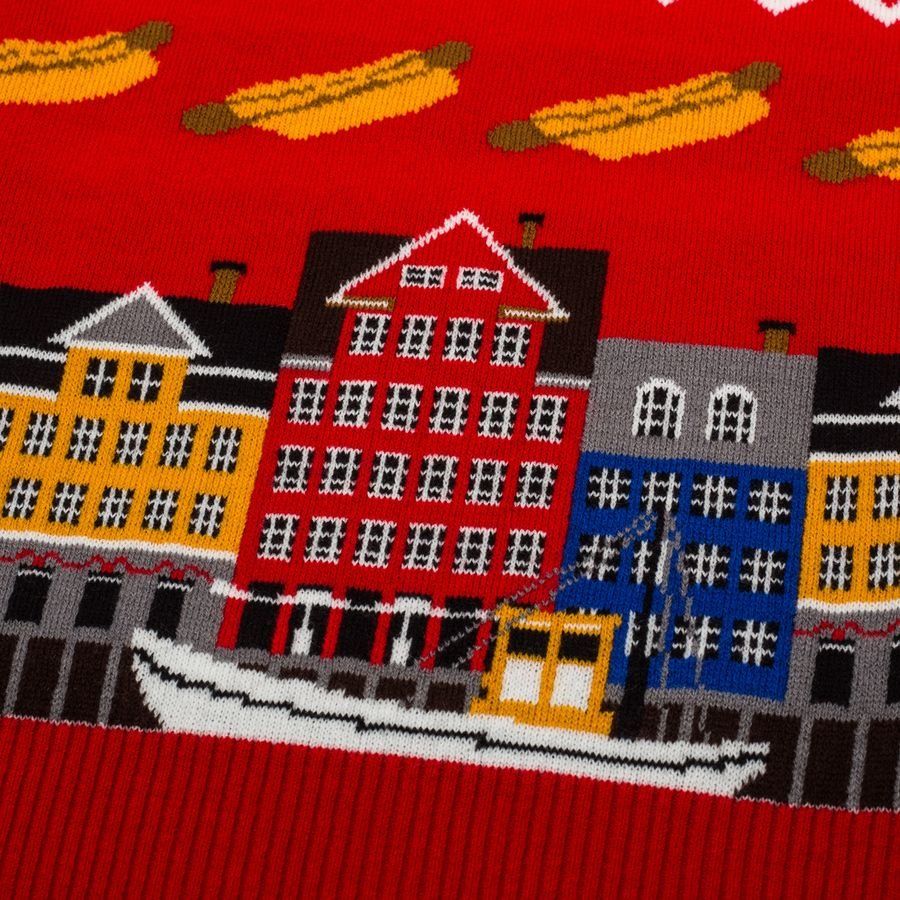 Danemark Pull de Noël - Rouge