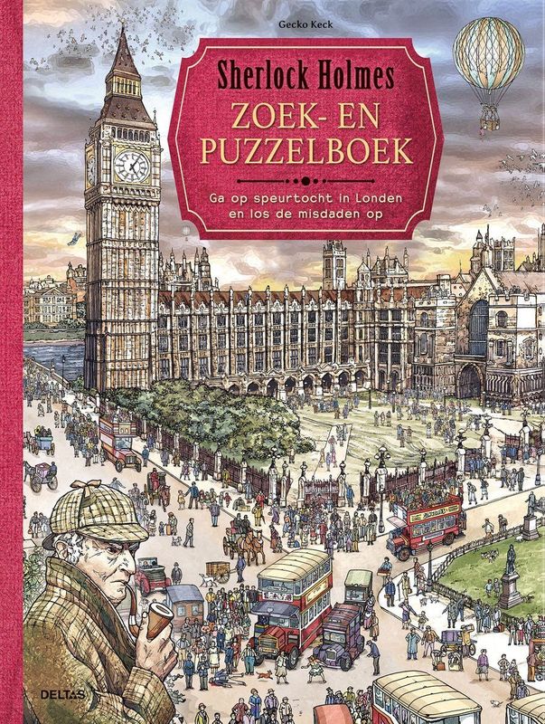 Deltas - Zoek- en Puzzelboek - Sherlock Holmes - Hardback - Londen