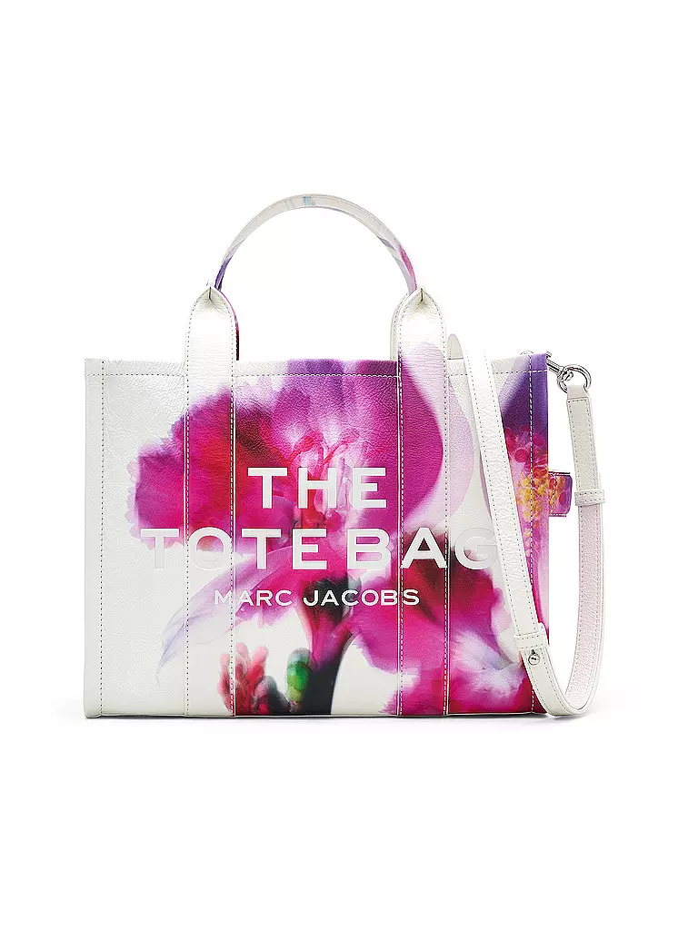 MARC JACOBS Ledertasche - Tote Bag THE MEDIUM TOTE weiss