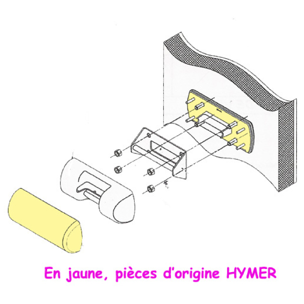 Adaptateurs porte vélos Hymer de 2003 à 2025
