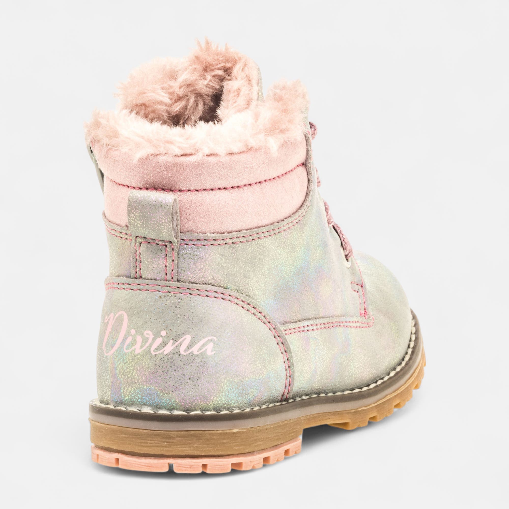 Boots Fille argent