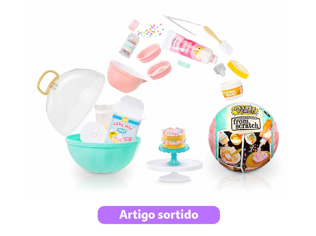 MAKE IT FOODS MGA MINIVERSE DINER FROM SCRATCH MODELOS SORTIDOS