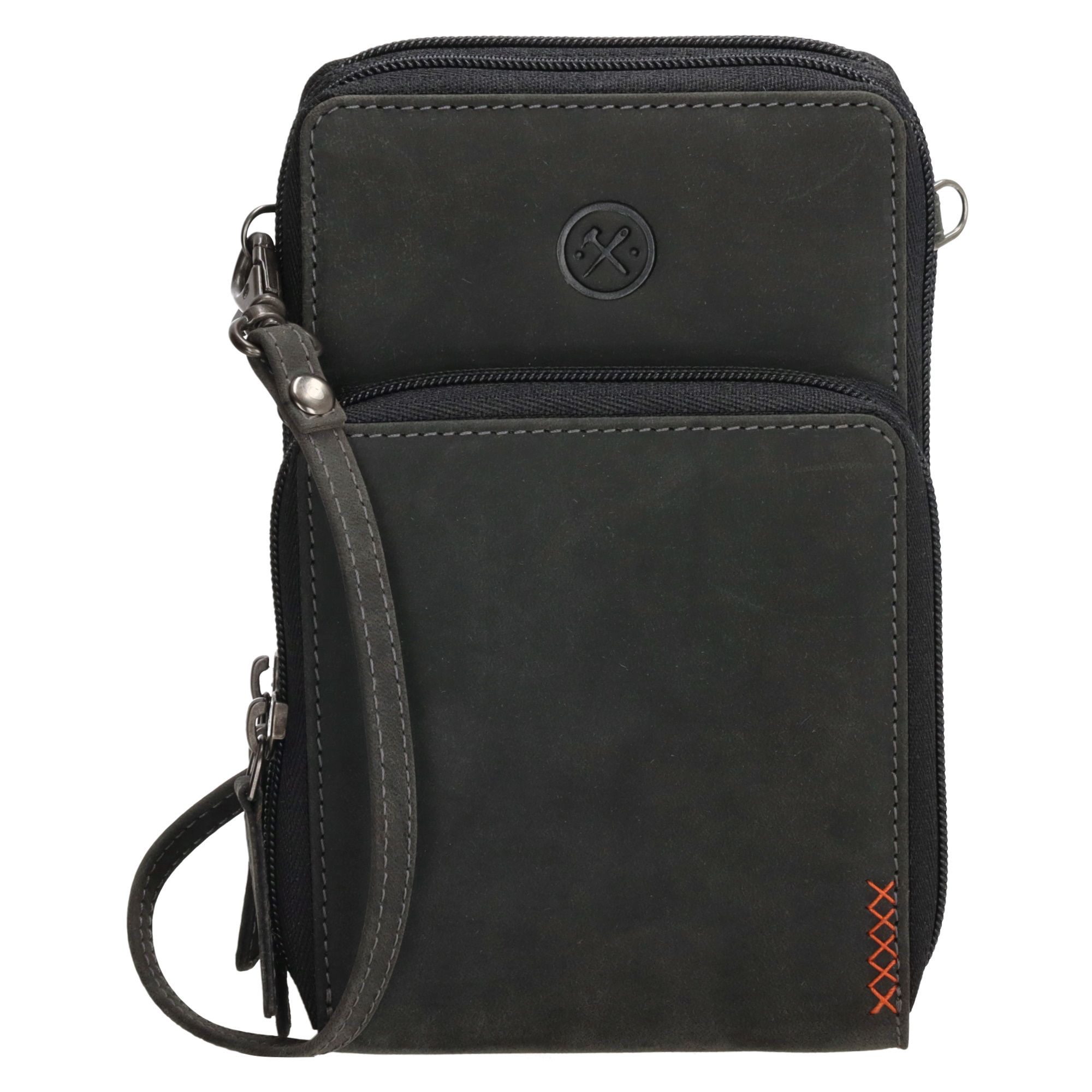 Hide & Stitches Idaho Telefoontasje Zwart