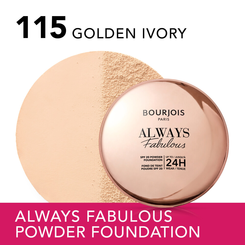 Bourjois Always Fabulous Compact Foundation Golden Ivory 11512 gr