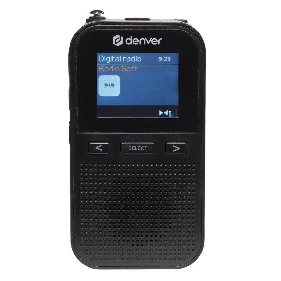 Denver DAH126 DAB+/FM Draagbaar radio - Black