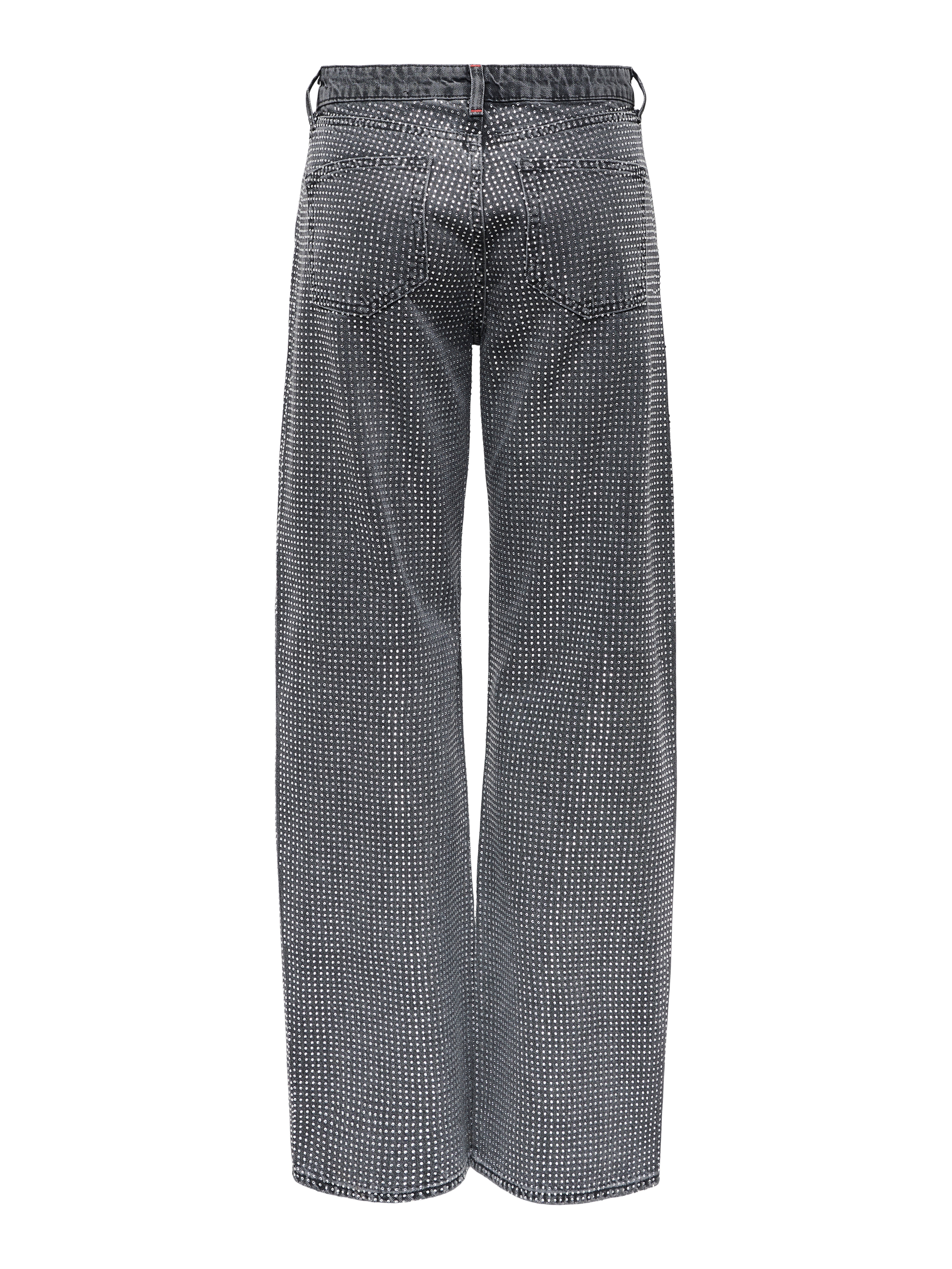 ONLHUDSON Mittlere Taille Weiter Beinschnitt Jeans Grey Denim