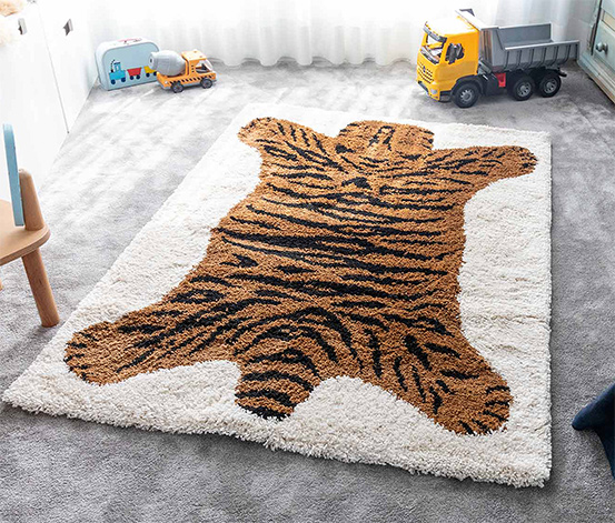 Kinderteppich NOMAD Tiger, ca. 120 x 170 cm
