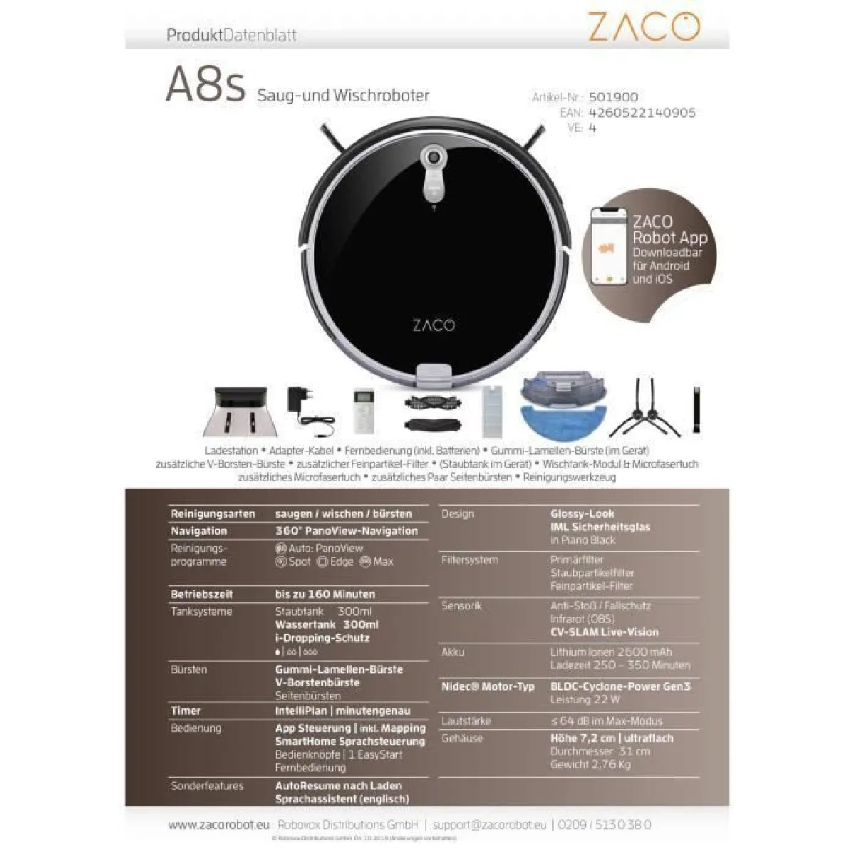 Kayser ZACO A8s