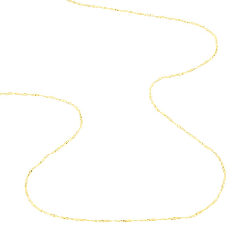 Chaîne Imanie Maille Singapour Or Jaune
