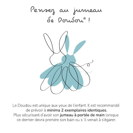 Doudou Plat Ours 3 Histoires   Blanc        25 cm   de               Doudou et Compagnie