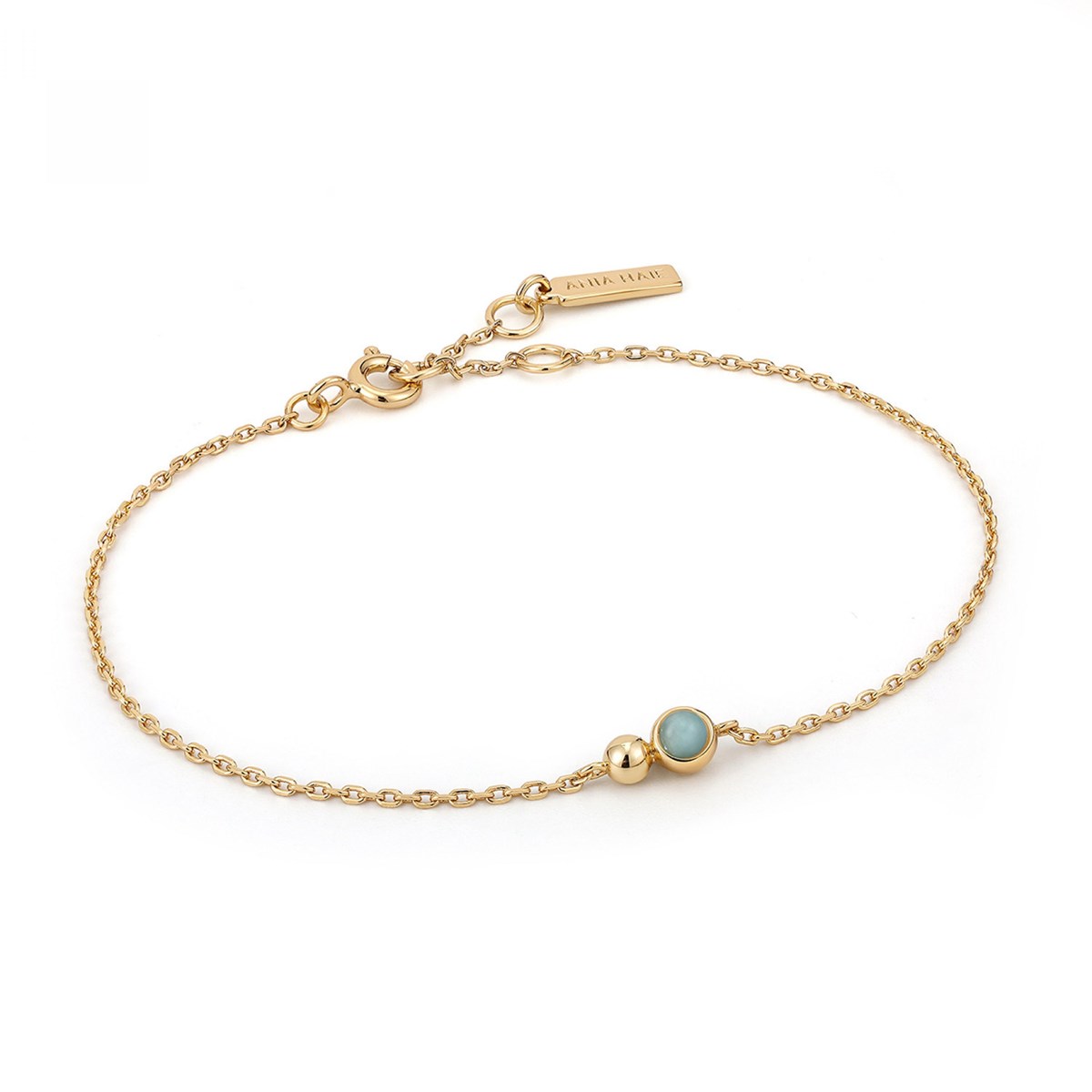 Bracelet Ania Haie Spaced Out Orb doré amazonite