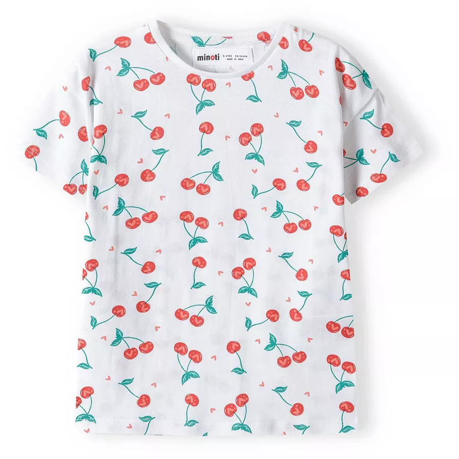 MINOTI 3er-Pack T-Shirts WeißRotGrün