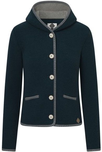 STAPF Womens Malwine Wollen vest (Dames |zwart/blauw)