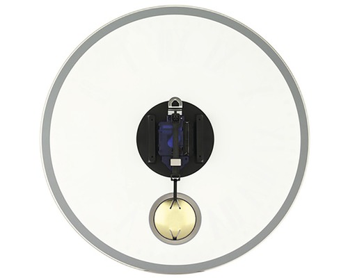 Romana wandklok, wit glas, Ø 43 x 4,2 cm