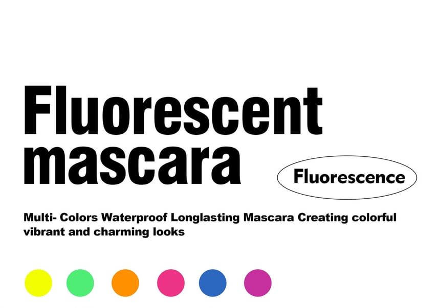 HANDAIYAN - Neon Lash Fluorescent Color Mascara - 6 kleuren